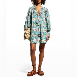 Ulla Johnson Biarritz Floral Cotton-Blend Tunic